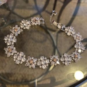 Henri Bendel Silver and Rose Gold Bracelet
